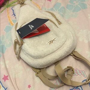 Reebok Off-White Sherpa Backpack